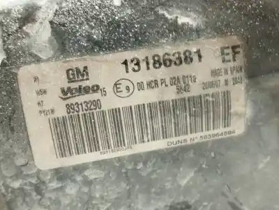 Автозапчасти б/у левая фара за opel corsa d enjoy ссылки oem iam 13186381  