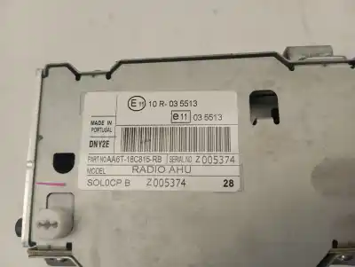 Peça sobressalente para automóvel em segunda mão sistema de áudio / rádio cd por ford fiesta (cb1) titanium referências oem iam aa6t18c815rb  