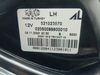 Second-hand car spare part left tailgate light for fiat panda (319) red oem iam references 521023570  