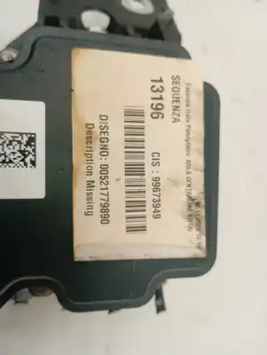 Peça sobressalente para automóvel em segunda mão abs por fiat panda (319) red referências oem iam 521779890  