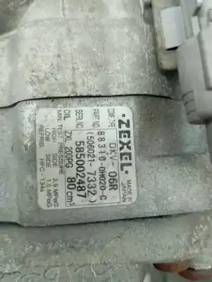 Second-hand car spare part air conditioning compressor for citroen c1 sx oem iam references 883100h020c  