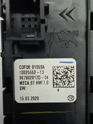 Second-hand car spare part left front power window switch for opel corsa c edition oem iam references 96788281zd  