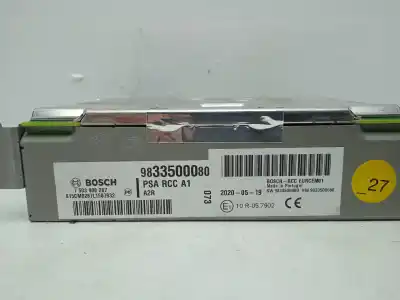 Second-hand car spare part electronic module for opel corsa c edition oem iam references 9833500080  