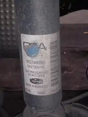 Second-hand car spare part right rear shock absorber for opel corsa c edition oem iam references 9837466880  