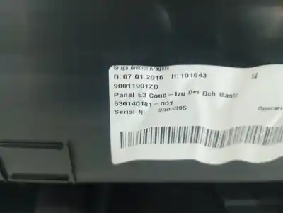 Автозапчастина б/у обработка передніх правіх дверей для citroen c4 cactus onetone посилання на oem iam 98011901zd  