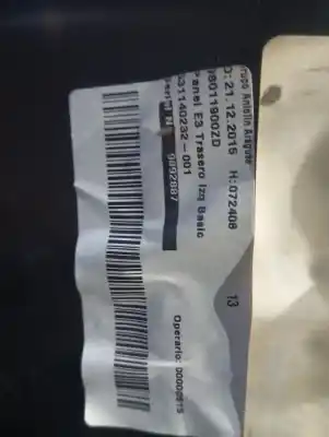 Автозапчасти б/у обивка задней левой двери за citroen c4 cactus onetone ссылки oem iam 98011900zd  