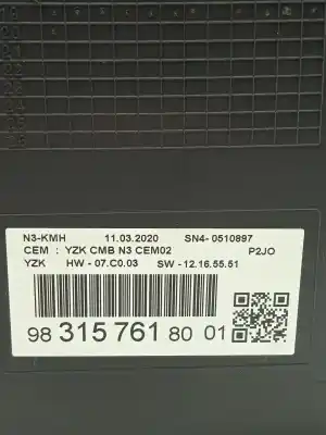 Second-hand car spare part dashboard for opel corsa c edition oem iam references 9831576180  