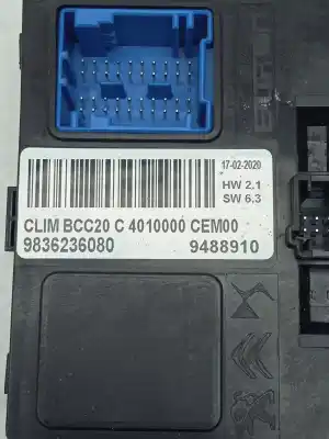 Second-hand car spare part electronic module for opel corsa c edition oem iam references 9836236080  