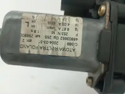 Second-hand car spare part driver left window regulator for fiat panda (169) 1.2 8v dynamic oem iam references 46803652  