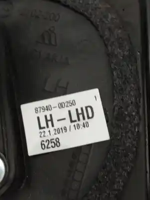 Автозапчастина б/у ліве дзеркало для toyota yaris (ksp9/scp9/nlp9) básico посилання на oem iam 879400d250  