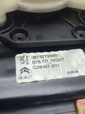 Pezzo di ricambio per auto di seconda mano alzacristalli anteriore destro per citroen c4 picasso attraction riferimenti oem iam 9816272430  