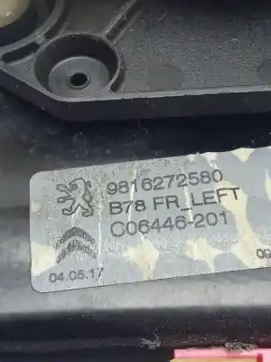Pezzo di ricambio per auto di seconda mano alzacristalli anteriore sinistro per citroen c4 picasso attraction riferimenti oem iam 9816272580  