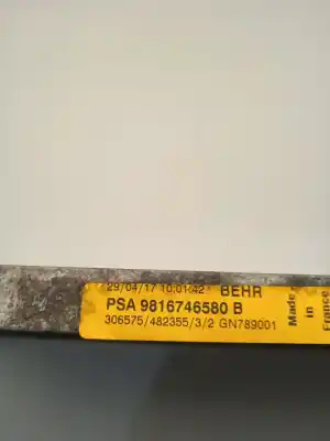 Peça sobressalente para automóvel em segunda mão condensador / radiador de ar condicionado por citroen c4 picasso attraction referências oem iam 9816746580  
