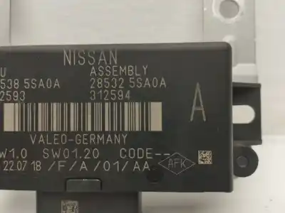 Peça sobressalente para automóvel em segunda mão módulo eletrônico por nissan leaf n-connecta referências oem iam 285325sa0a  