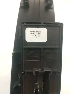 Pezzo di ricambio per auto di seconda mano interruttore alzacristalli anteriore destro per nissan leaf n-connecta riferimenti oem iam 254115sa0a  