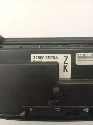 Peça sobressalente para automóvel em segunda mão comando de sofagem (chauffage / ar condicionado) por nissan leaf n-connecta referências oem iam 275005se0a  