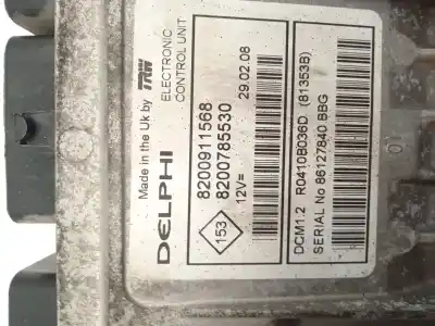 Peça sobressalente para automóvel em segunda mão centralina de motor uce por dacia logan mcv ambiance referências oem iam 8200911568  