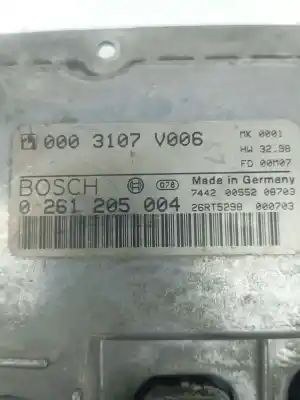 Second-hand car spare part ecu engine control for smart coupe edition bluemotion oem iam references 0261205004  