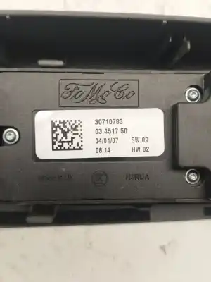 Peça sobressalente para automóvel em segunda mão botão / interruptor elevador vidro dianteiro esquerdo por volvo c30 (533) 1.6 d referências oem iam 30710783  
