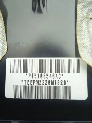 Pezzo di ricambio per auto di seconda mano air bag anteriore destro per jeep compass limited 4x4 riferimenti oem iam p05108546ac  