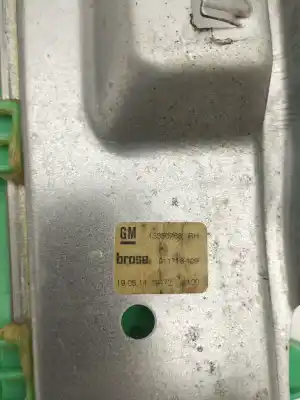 Peça sobressalente para automóvel em segunda mão elevador de vidros traseiro direito por opel astra j lim. selective referências oem iam 13350763  