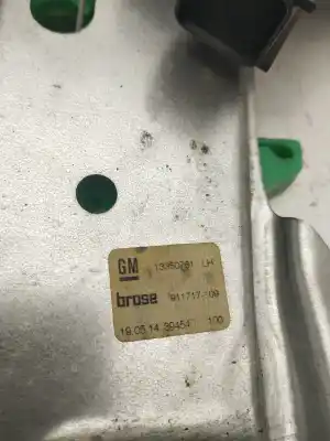 Автозапчасти б/у регулятор стекла заднего левого за opel astra j lim. selective ссылки oem iam 13350761  