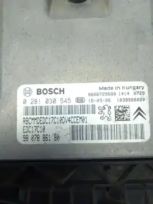 Second-hand car spare part ecu engine control for peugeot 208 access oem iam references 9807886180  