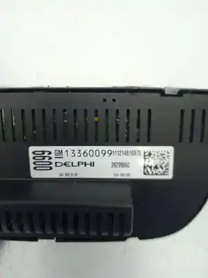 Peça sobressalente para automóvel em segunda mão comando de sofagem (chauffage / ar condicionado) por opel astra j lim. selective referências oem iam 1336009928299862  