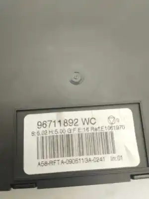 Second-hand car spare part climate control for citroen c3 picasso exclusive oem iam references 96711892wc  