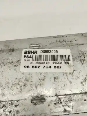 Peça sobressalente para automóvel em segunda mão intercooler por citroen c3 picasso exclusive referências oem iam 9680275480  