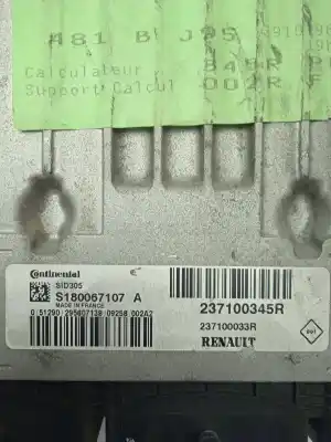 Second-hand car spare part ecu engine control for renault scenic iii expression oem iam references 231700345r  