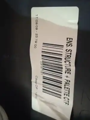 Peça sobressalente para automóvel em segunda mão consola central por renault scenic iii expression referências oem iam 969102501r  